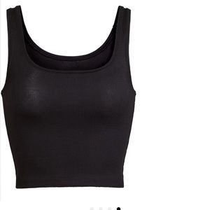 COPY - Skims ribbed black tank